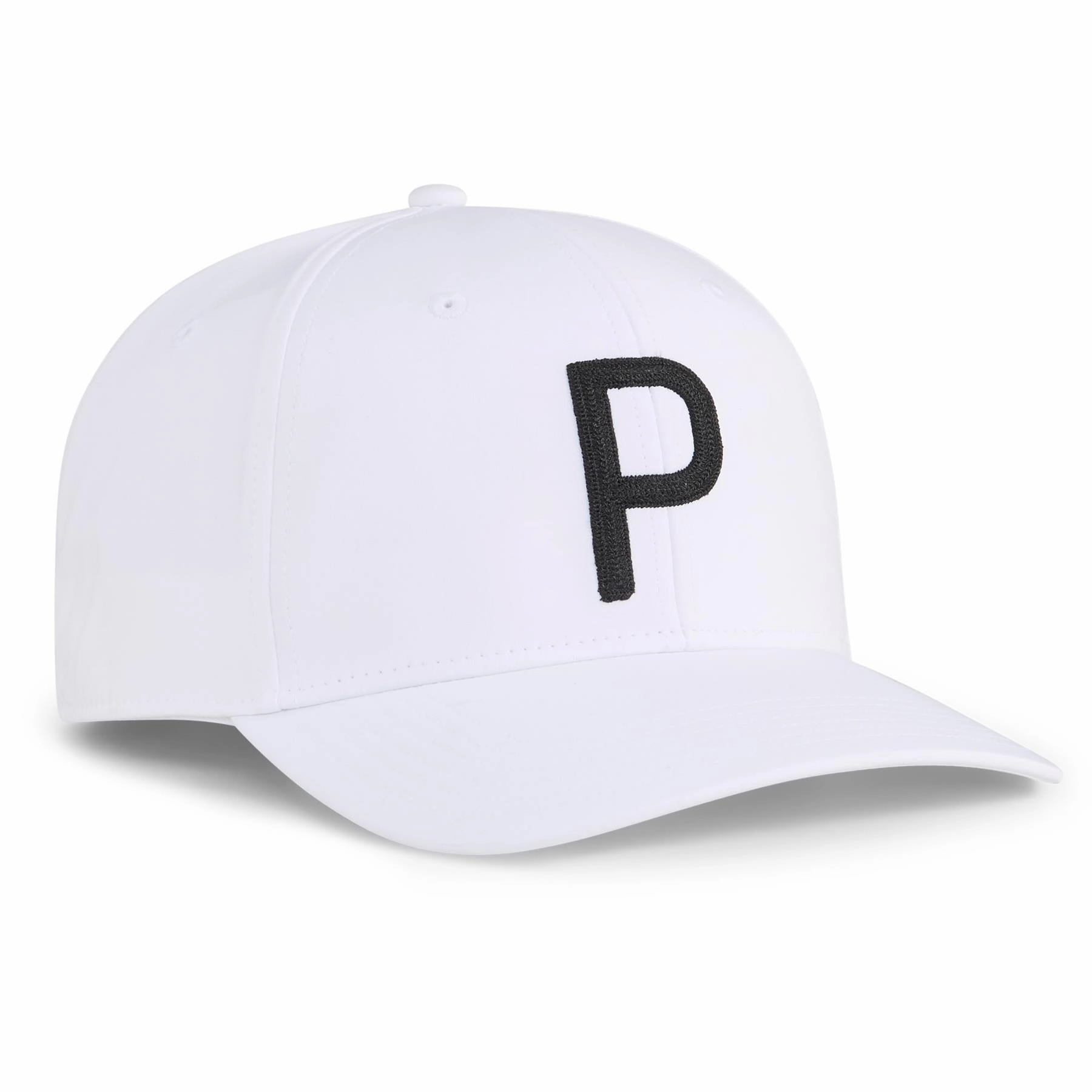 Heritage P Tech Cap White Glow/Puma Black Puma men's athletic clothing