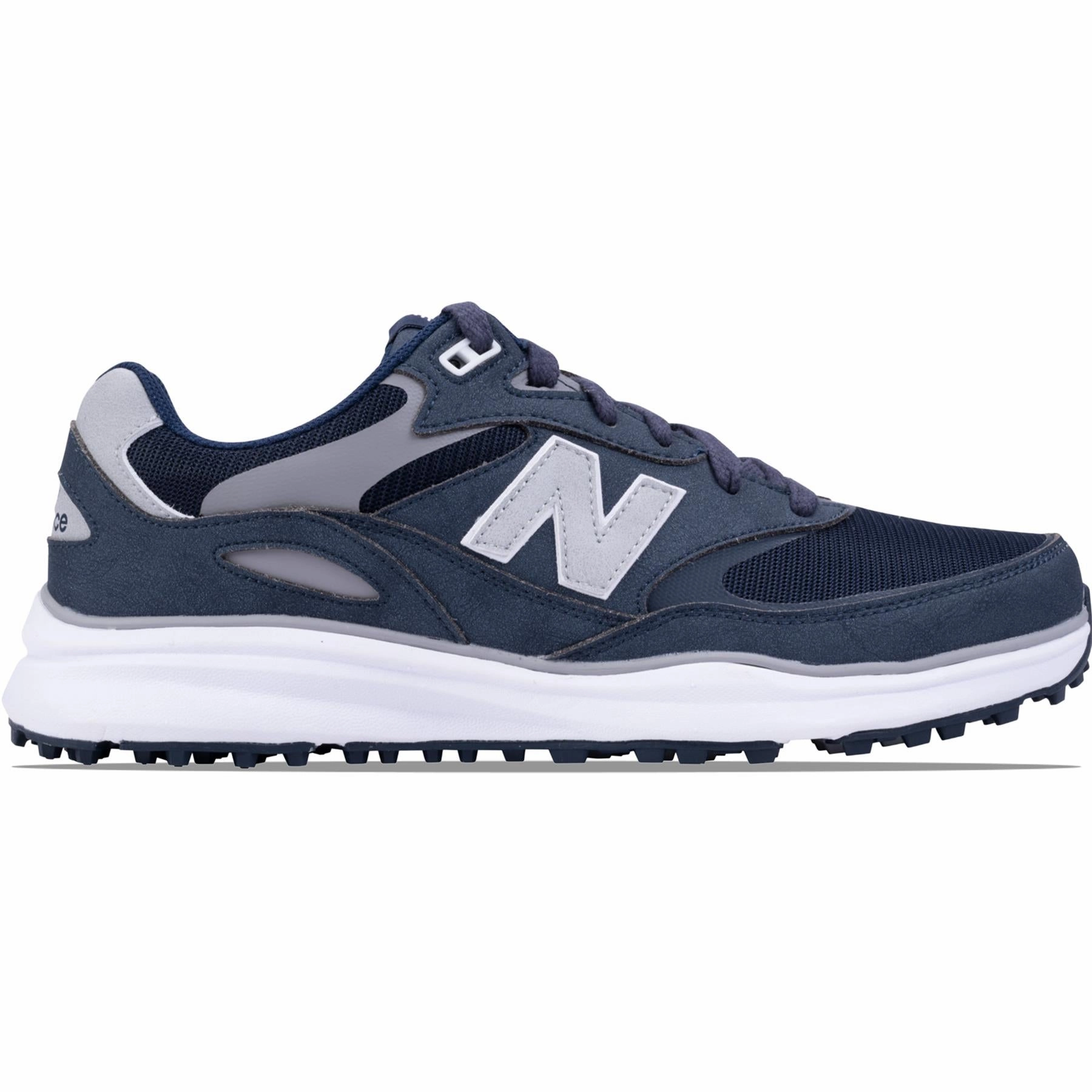 Heritage Waterproof Spikeless Golf Shoes Navy New Balance men's golf footwear