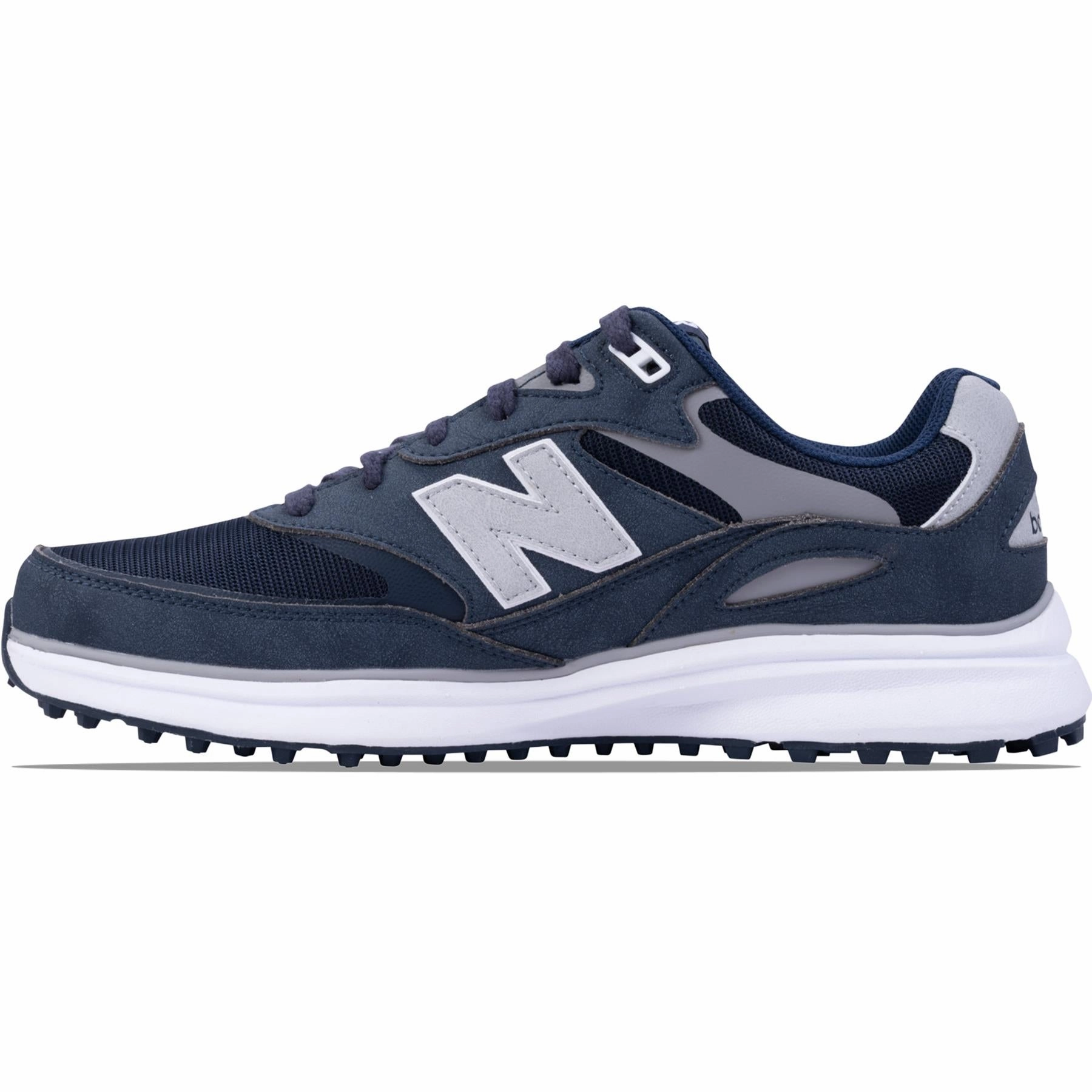Heritage Waterproof Spikeless Golf Shoes Navy New Balance Men's Golf Footwear