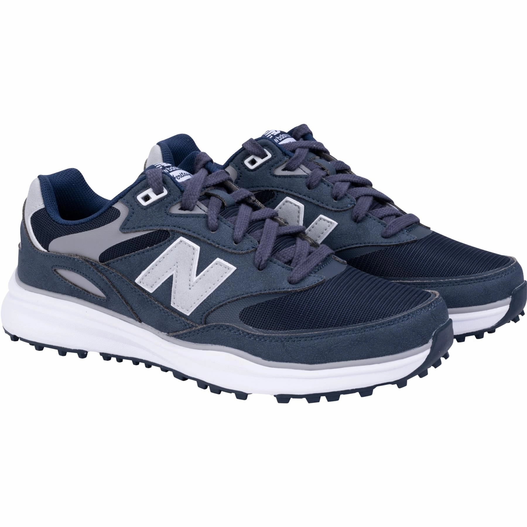 Heritage Waterproof Spikeless Golf Shoes Navy New Balance Men's Golf Footwear