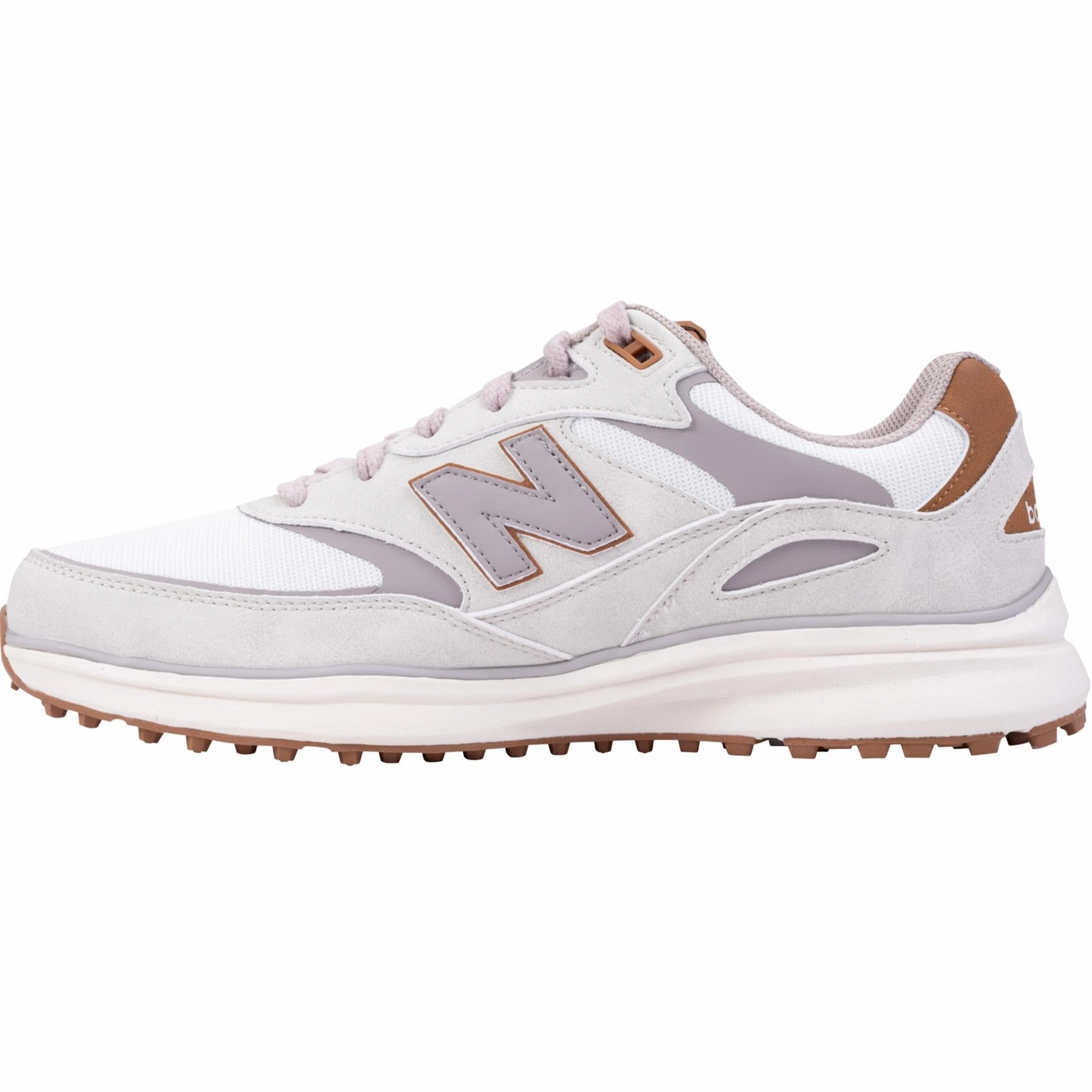 Heritage Waterproof Spikeless Golf Shoes Sand New Balance Men's Golf Footwear