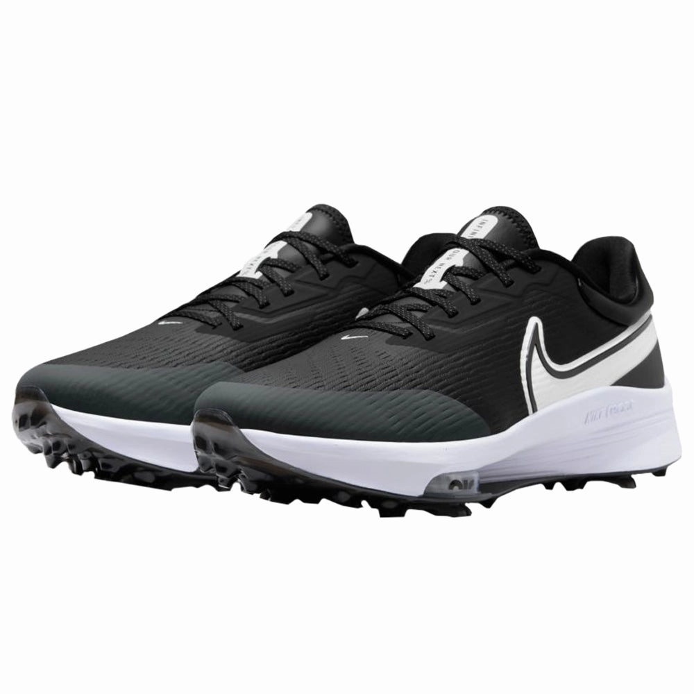 Nike Air Zoom Infinity Tour NEXT% Golf Shoes Black/White/Iron Gray/Dynamic Turquoise - SU22 Men Seamless Design Shoes, Poolside Shoes, Shock Absorbent Shoes