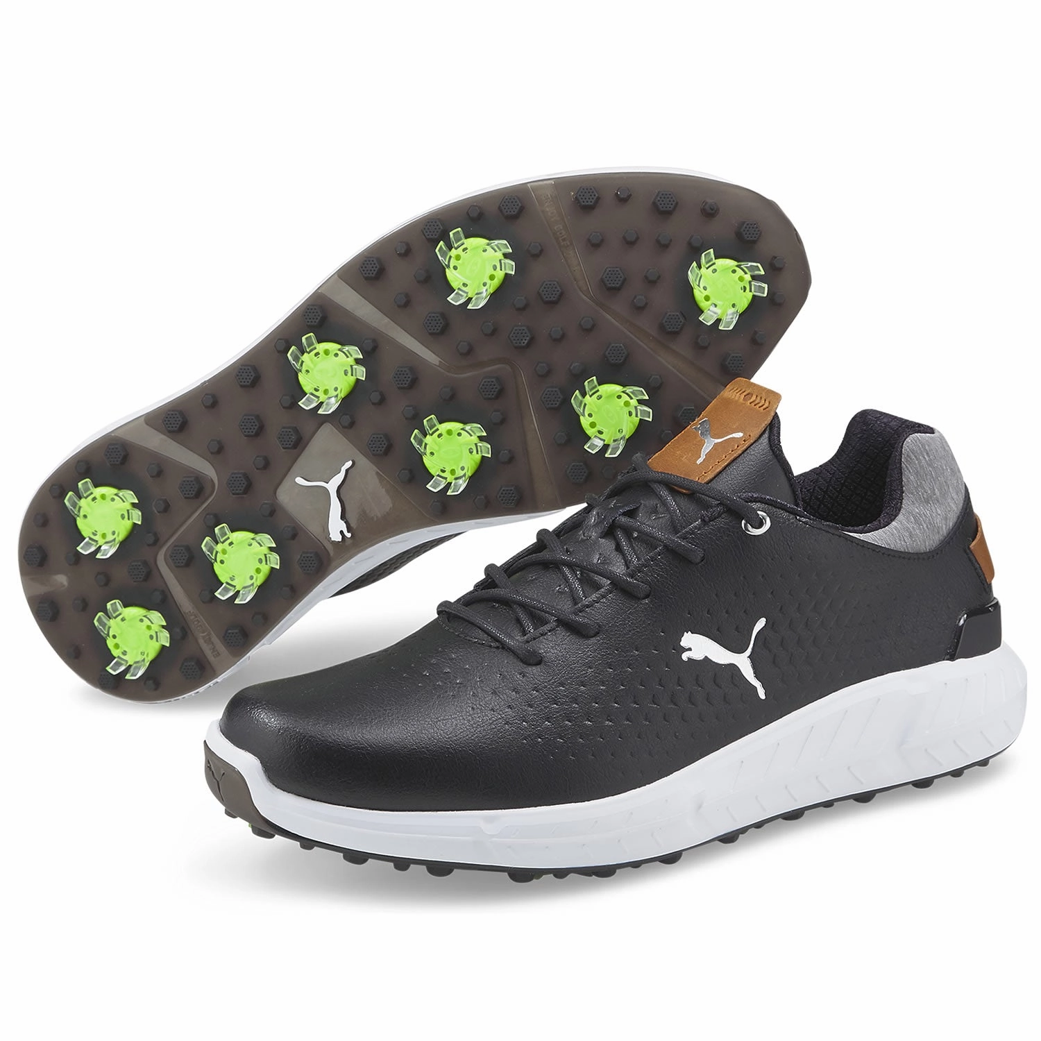Classic Athletic Look Puma Ignite Articulate Leather Golf Shoes 376155