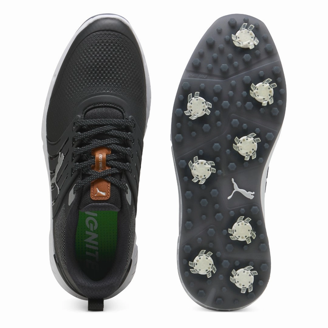 Grippy Sole Shoes, Shock Absorbent Shoes, Classic Low Tops Puma IGNITE Elevate 2 Tour Golf Shoes 312553