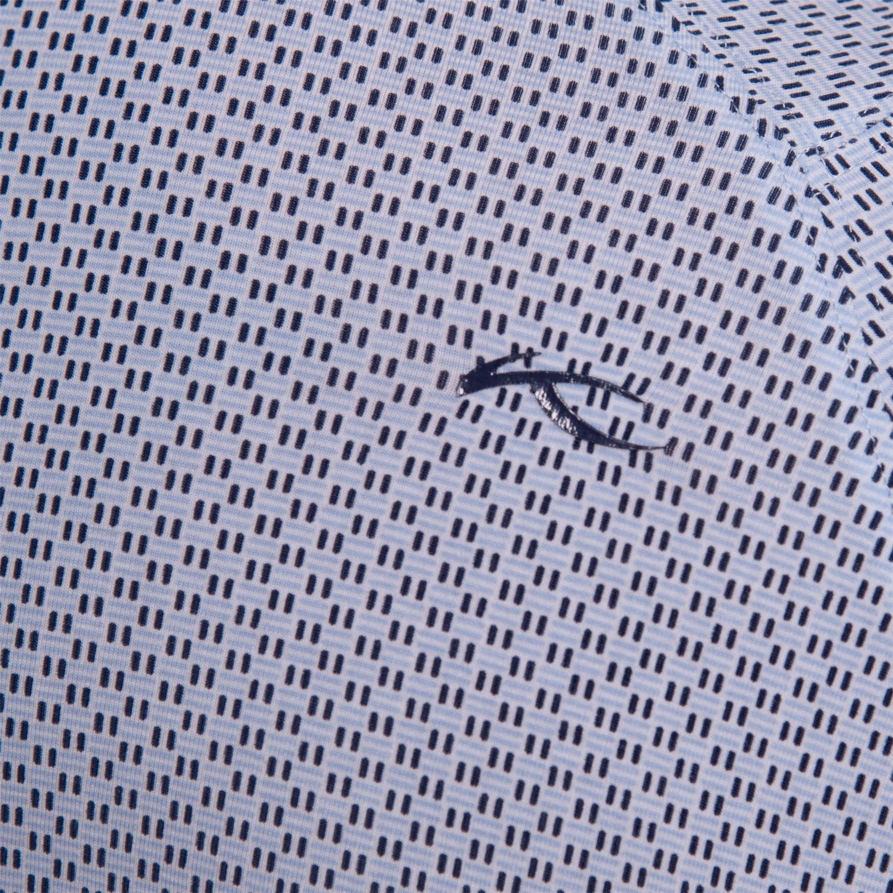 Hollow Pima Polo Powder Blue/Atlanta Blue KJUS Men's Performance Clothing