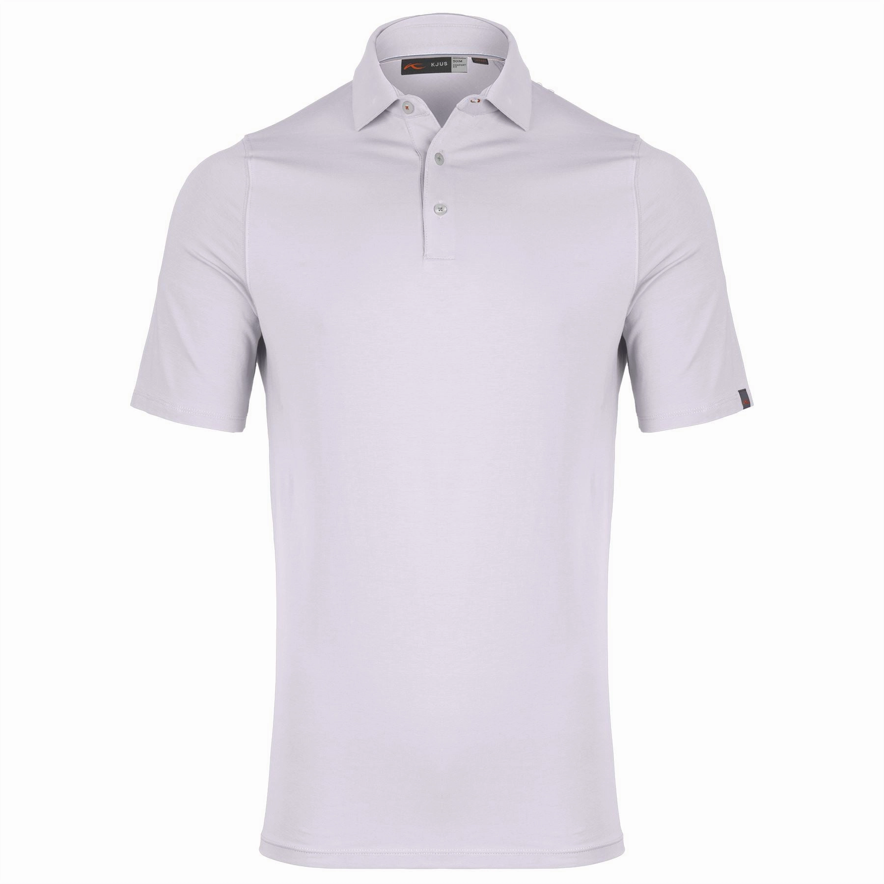 Hollow Pima Polo White KJUS Men's Performance Clothing