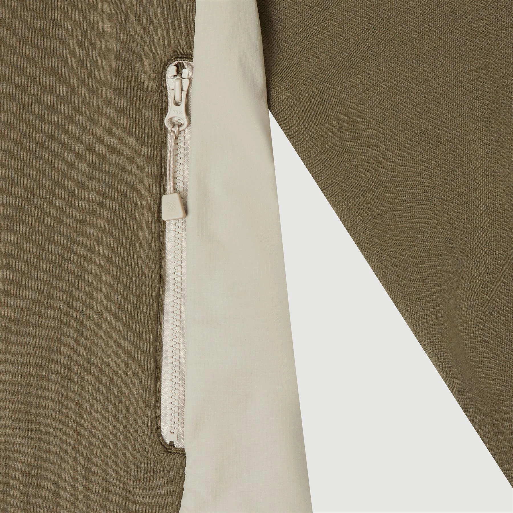 Hybrid Fleece Mid Layer Olive Manors Men's Classic Apparel