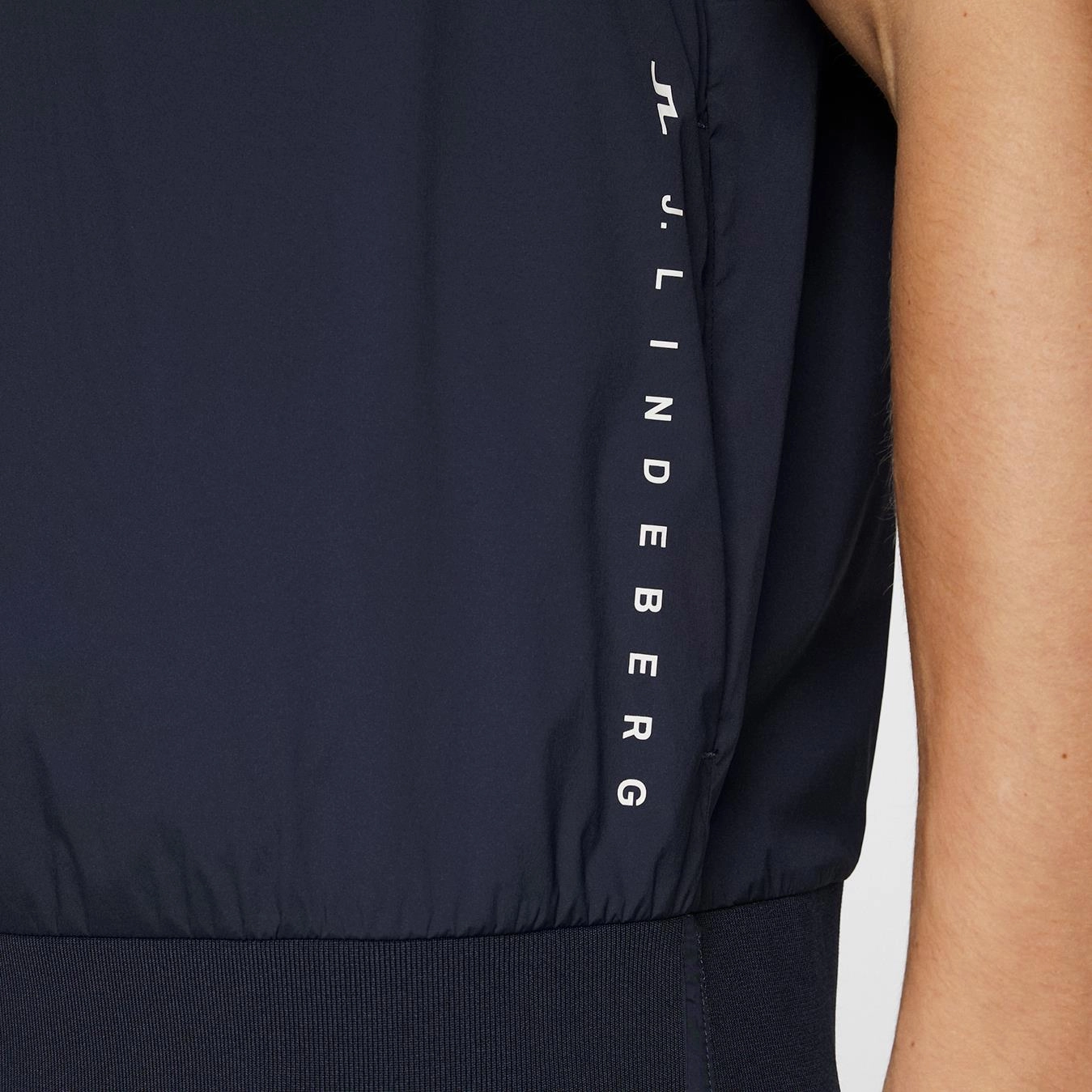 Hybrid Windbreaker Gilet JL Navy J.Lindeberg Golfwear for Men