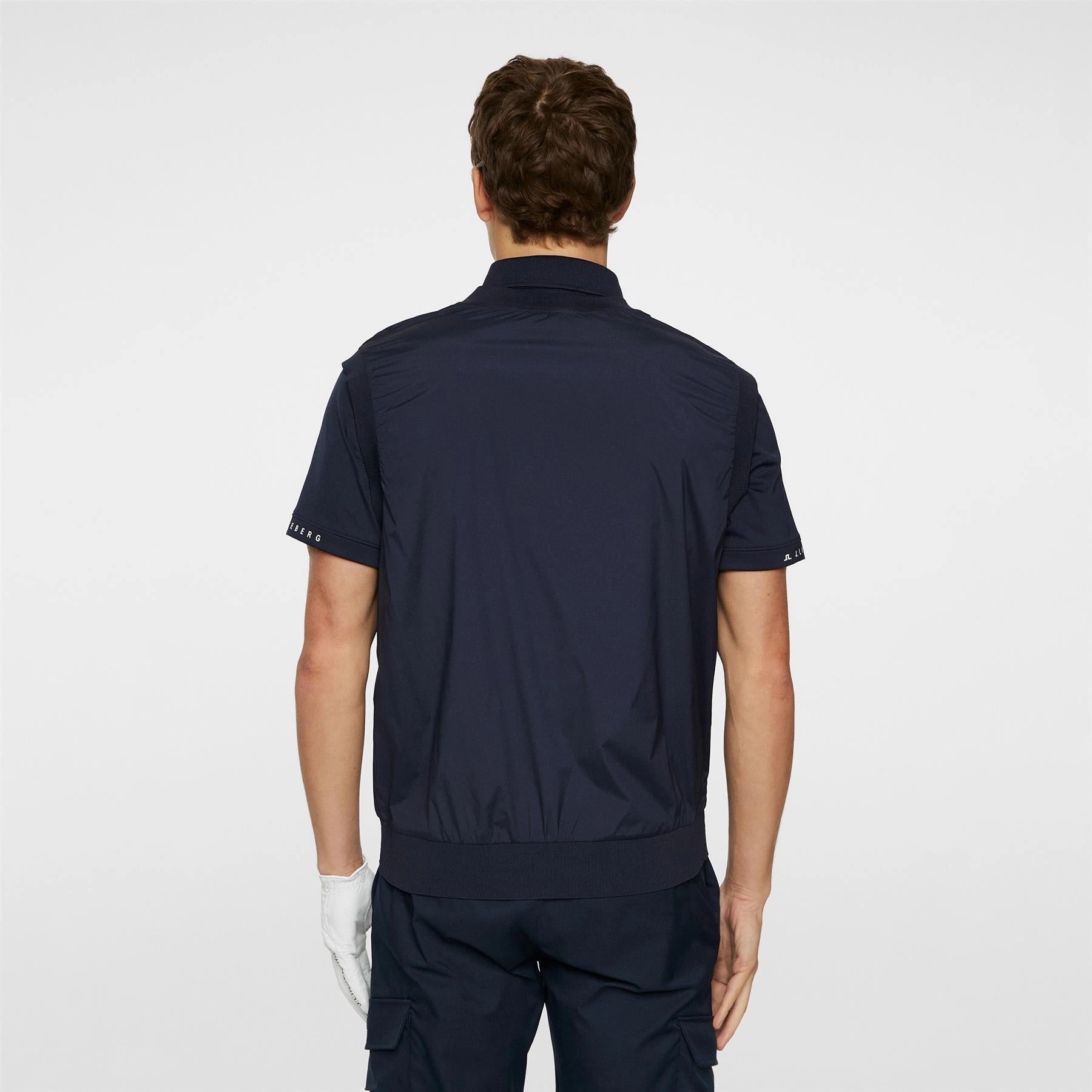 Hybrid Windbreaker Gilet JL Navy J.Lindeberg Golfwear for Men
