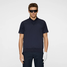 Hybrid Windbreaker Gilet JL Navy Premium J.Lindeberg menswear