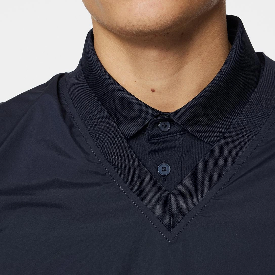 Hybrid Windbreaker Gilet JL Navy J.Lindeberg Golfwear for Men