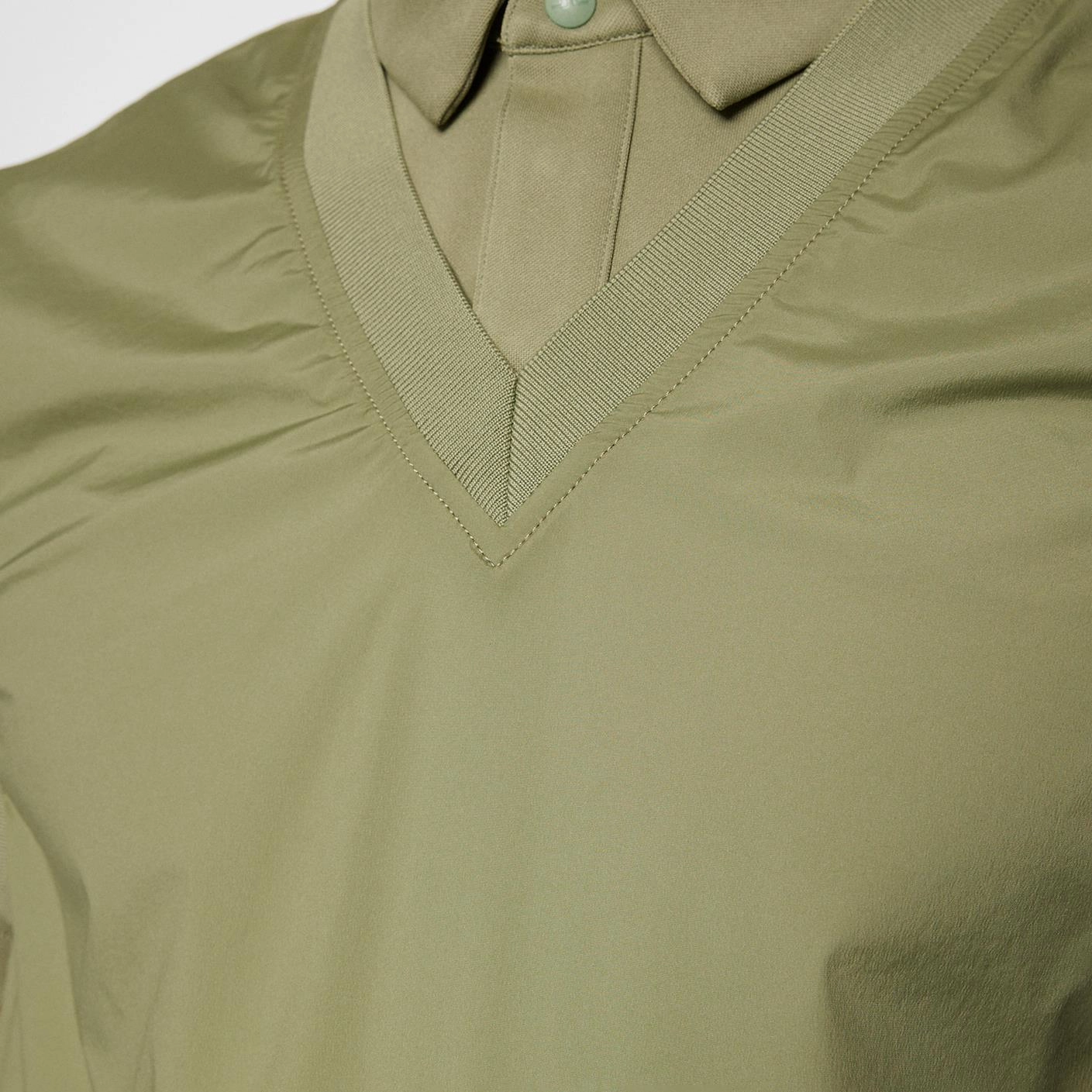 Hybrid Windbreaker Gilet Oil Green J.Lindeberg Golfwear for Men