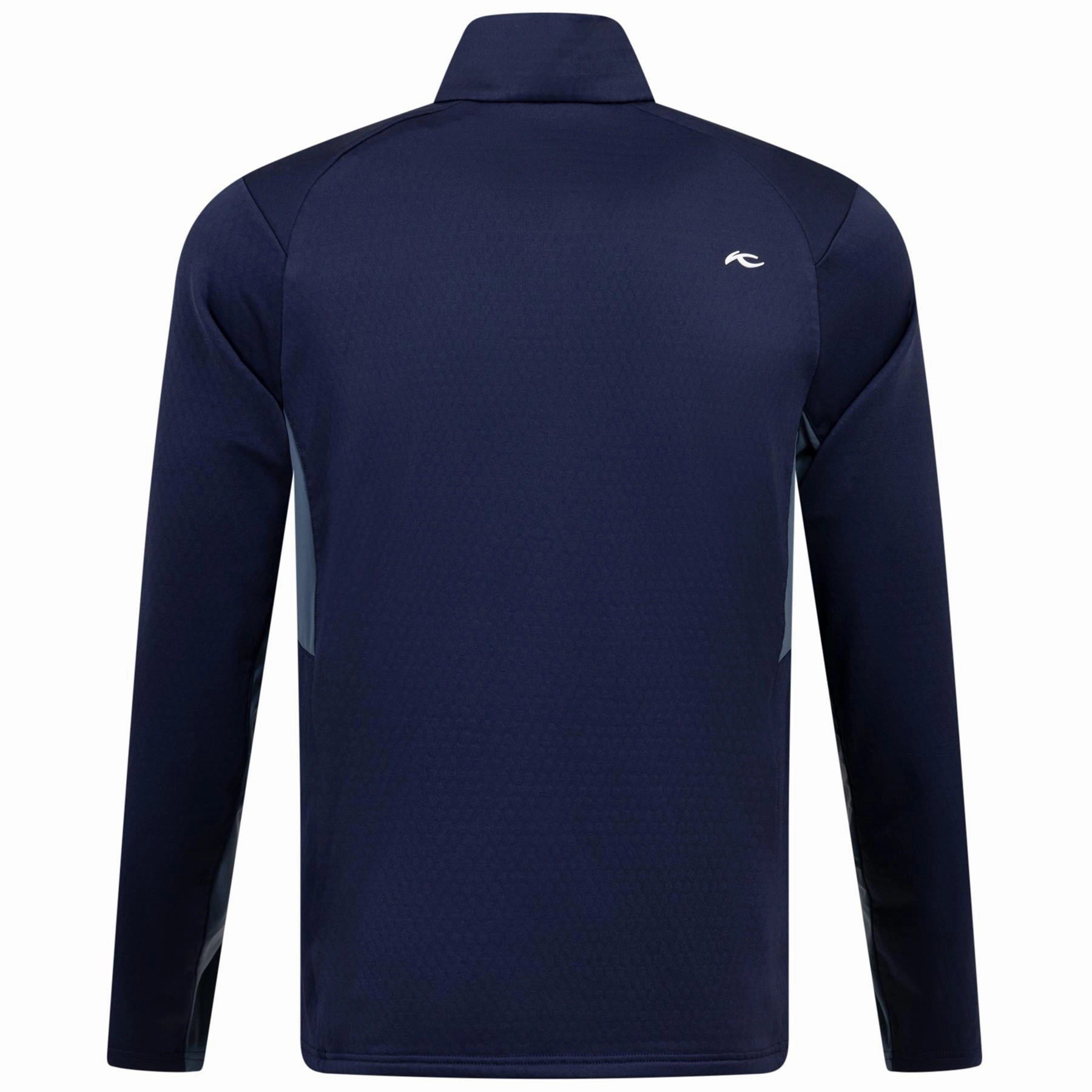 Hydraulic Half Zip Mid Layer Atlanta Blue KJUS Men's Performance Clothing