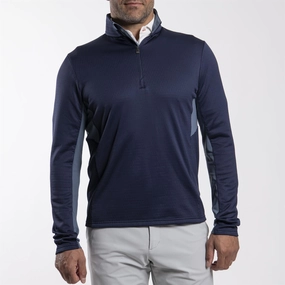 Hydraulic Half Zip Mid Layer Atlanta Blue Kjus men's performance outerwear