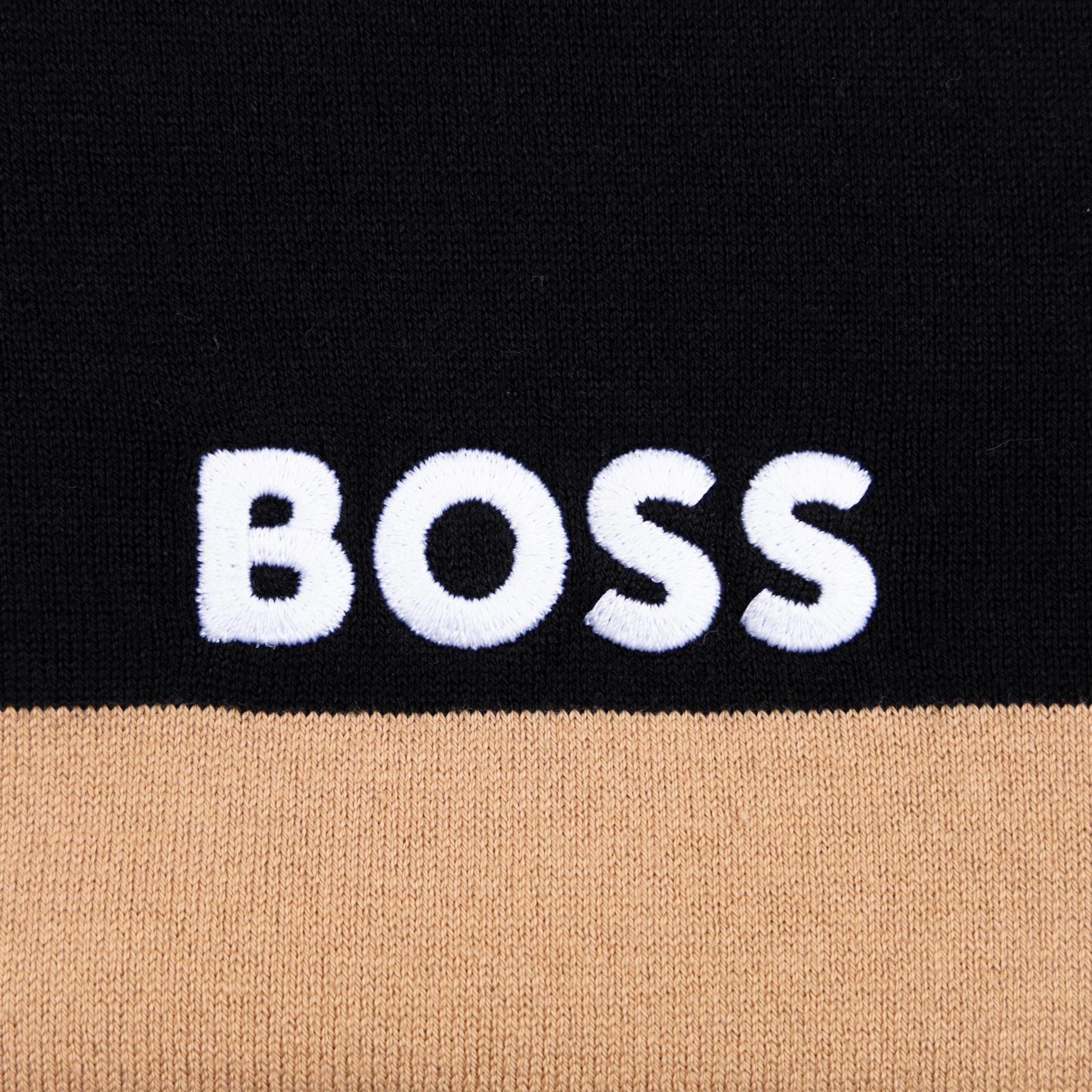 Hydro 1 Quarter Zip Mid Layer Black Boss Men's Fashion
