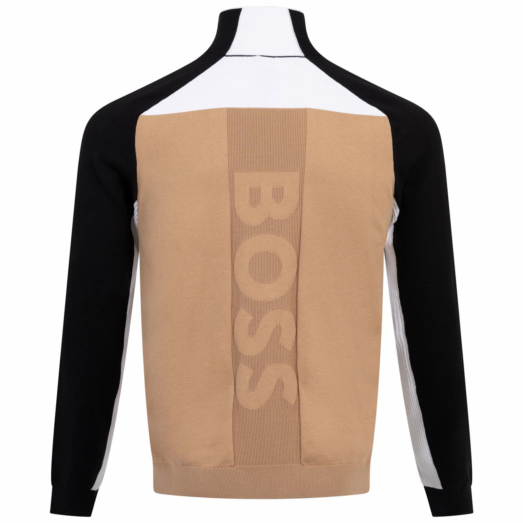 Hydro 1 Quarter Zip Mid Layer Black Boss Men's Fashion