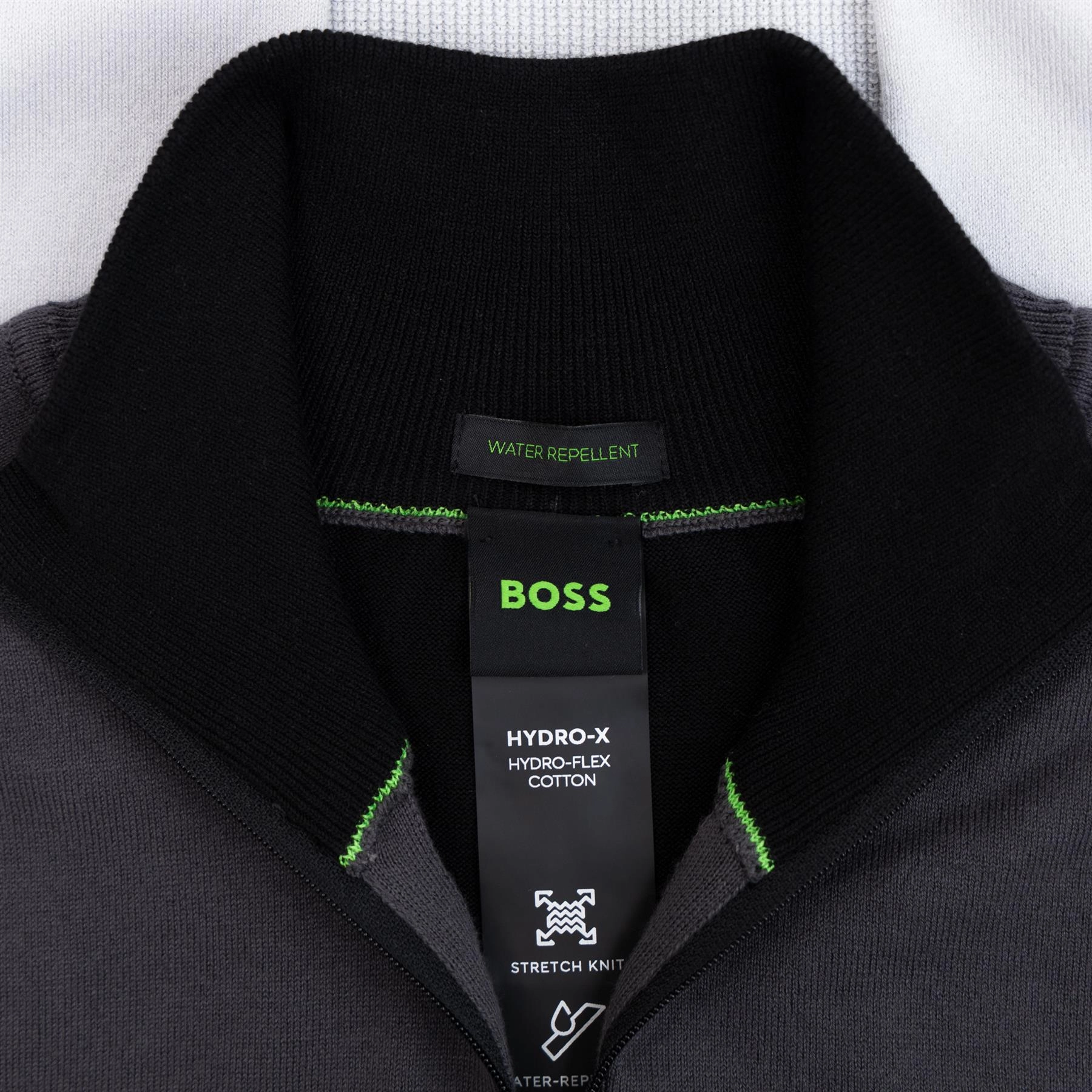 Hydro 1 Quarter Zip Mid Layer Light Grey Boss Men's Fashion