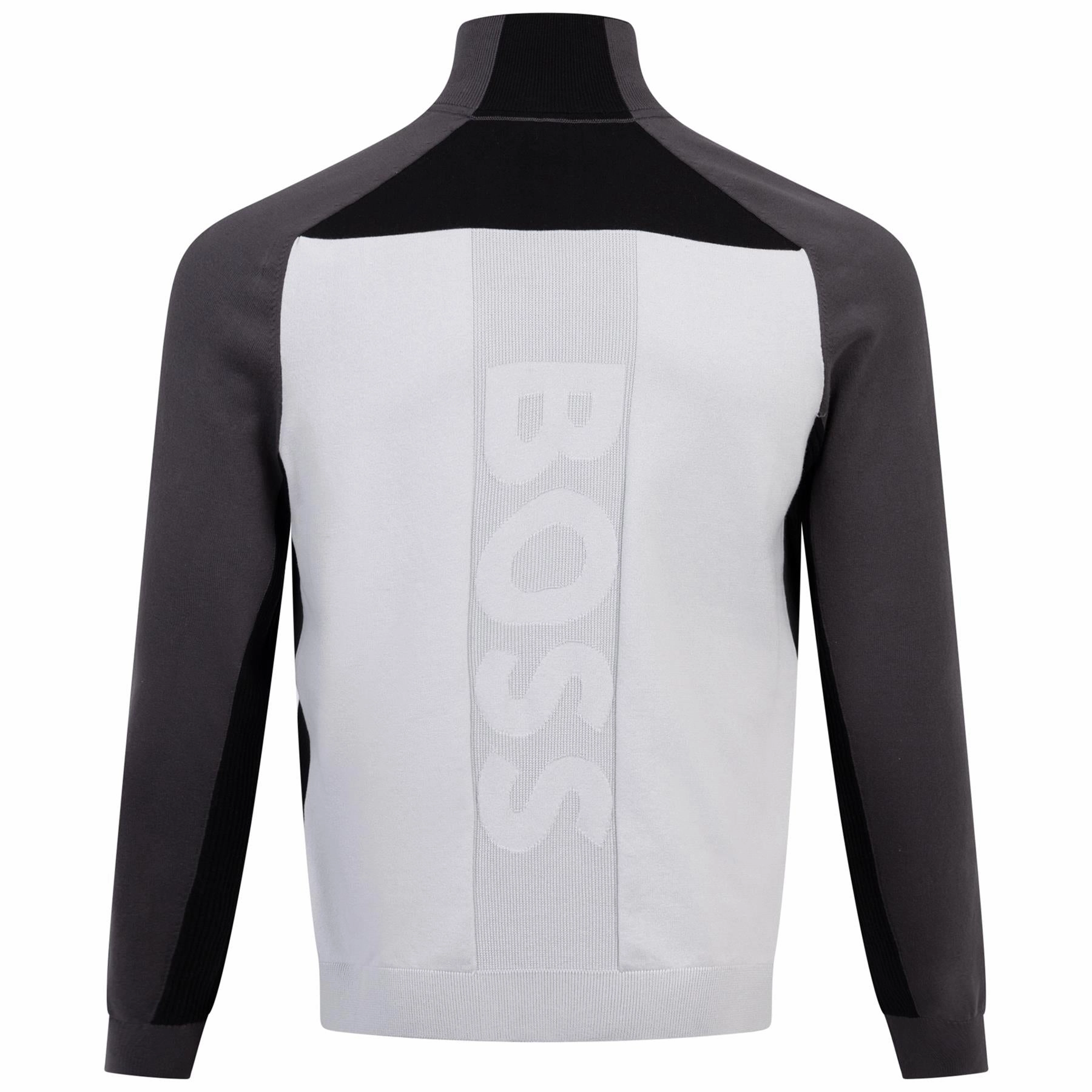Hydro 1 Quarter Zip Mid Layer Light Grey Boss Men's Fashion