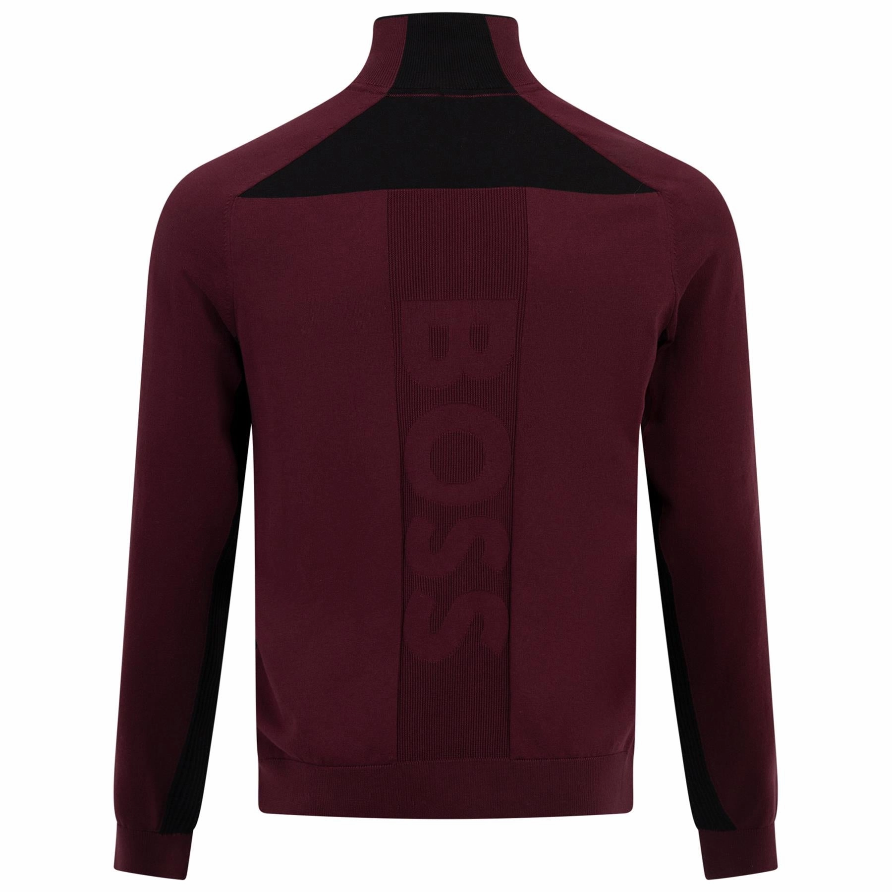 Hydro Quarter Zip Mid Layer Medium Red Boss Men's Fashion