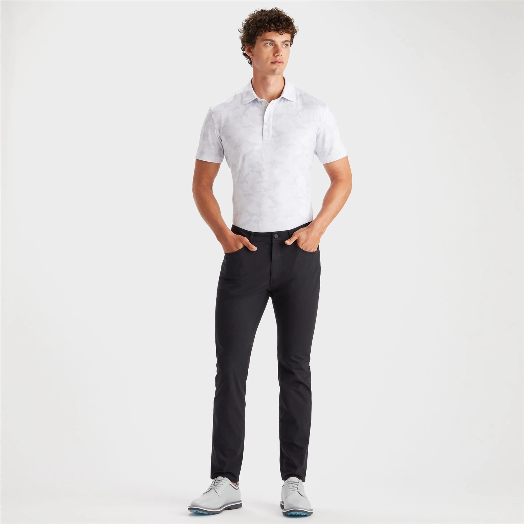 Icon Camo Tech Jersey Slim Fit Polo Snow G/Fore Men's Fashion