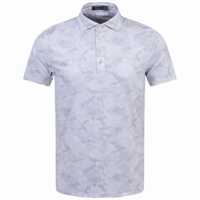 Icon Camo Tech Jersey Slim Fit Polo Snow G/Fore men's golf fashion
