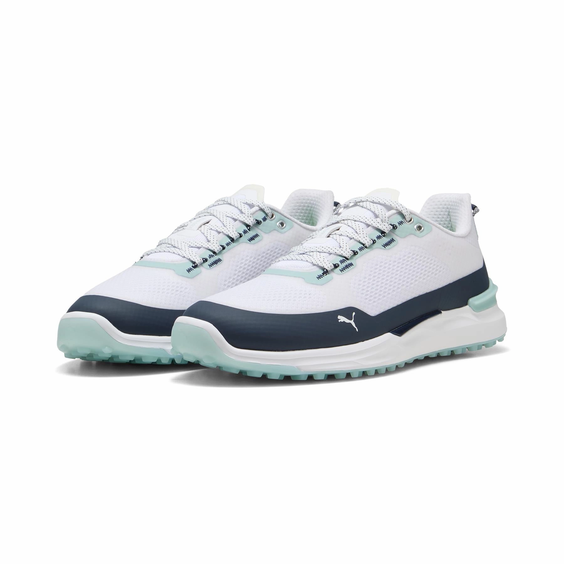IGNITE Elevate 25 X Golf Shoes Puma White/Deep Navy/Modern Mint Puma Men's Sportswear