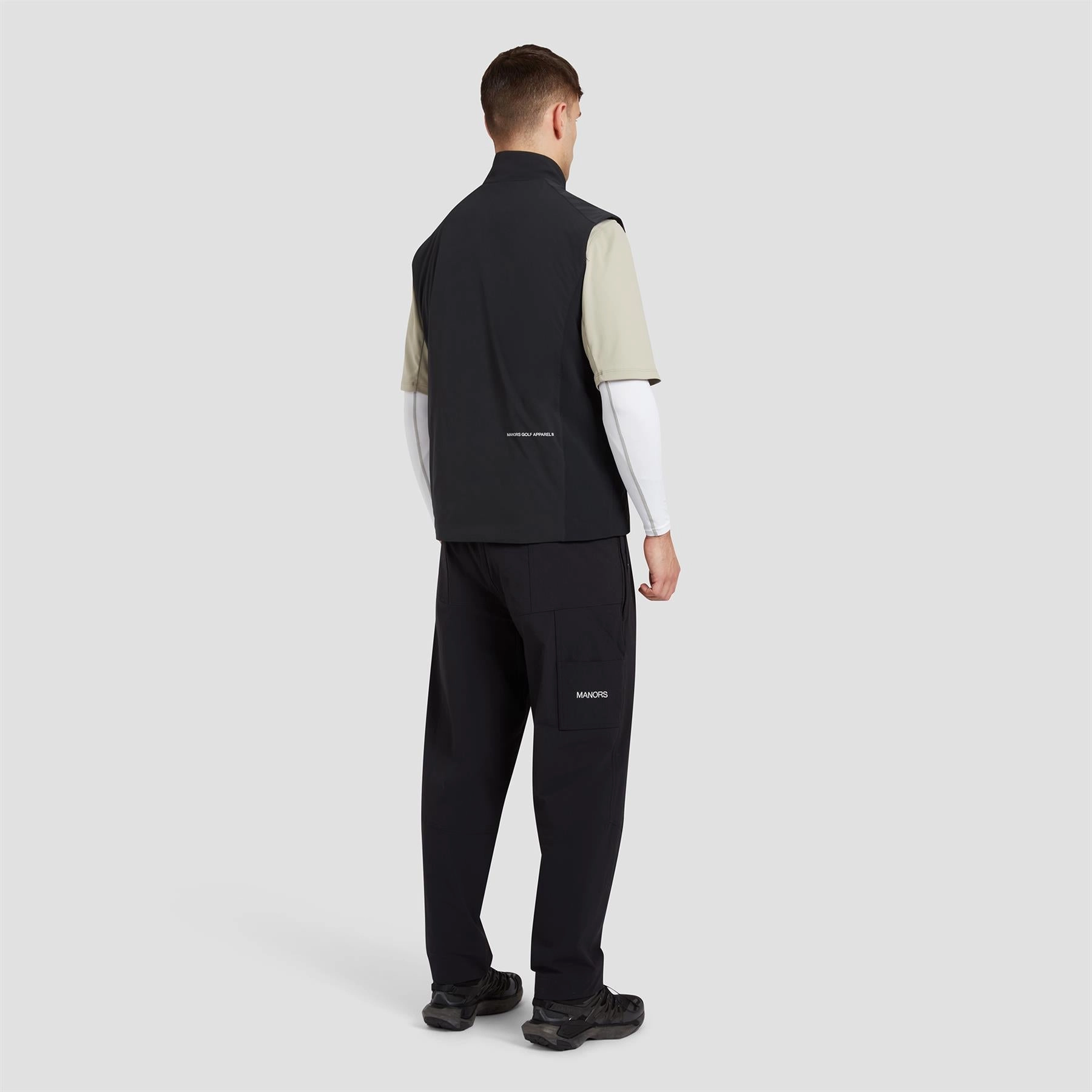 Insulated Course Gilet Black Manors Men's Classic Apparel