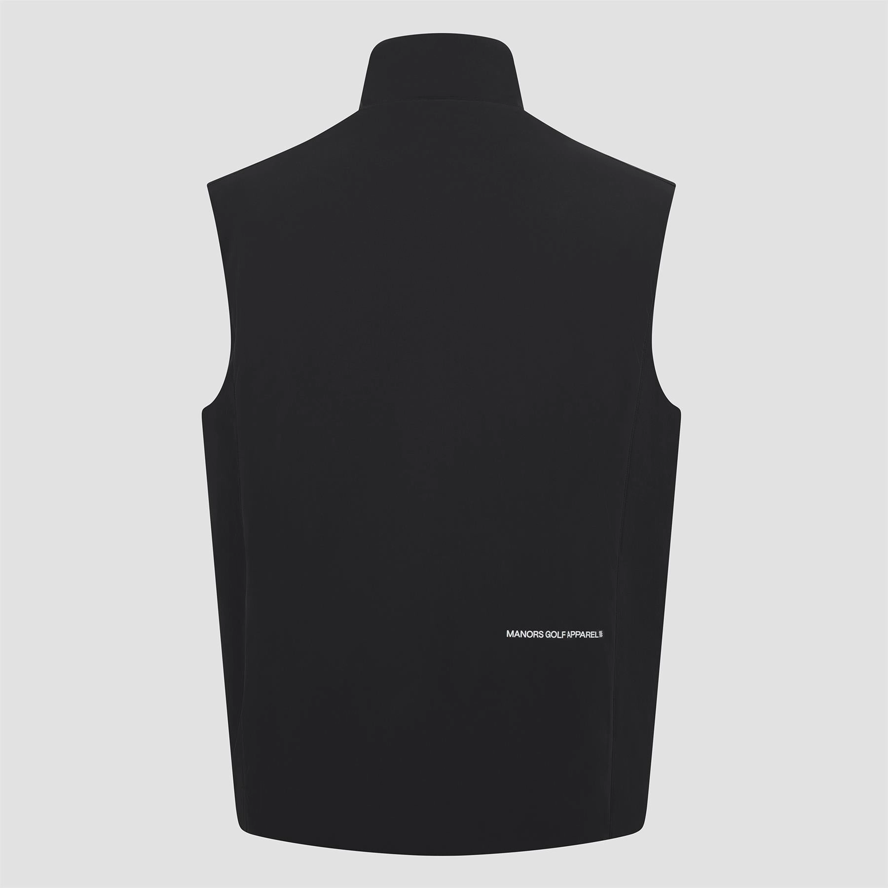 Insulated Course Gilet Black Manors Men's Classic Apparel