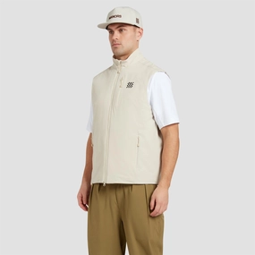 Insulated Course Gilet Ivory Manors mens classic apparel