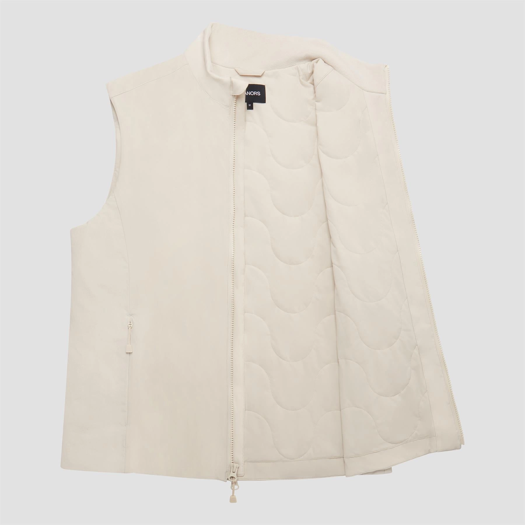 Insulated Course Gilet Ivory Manors Men's Classic Apparel