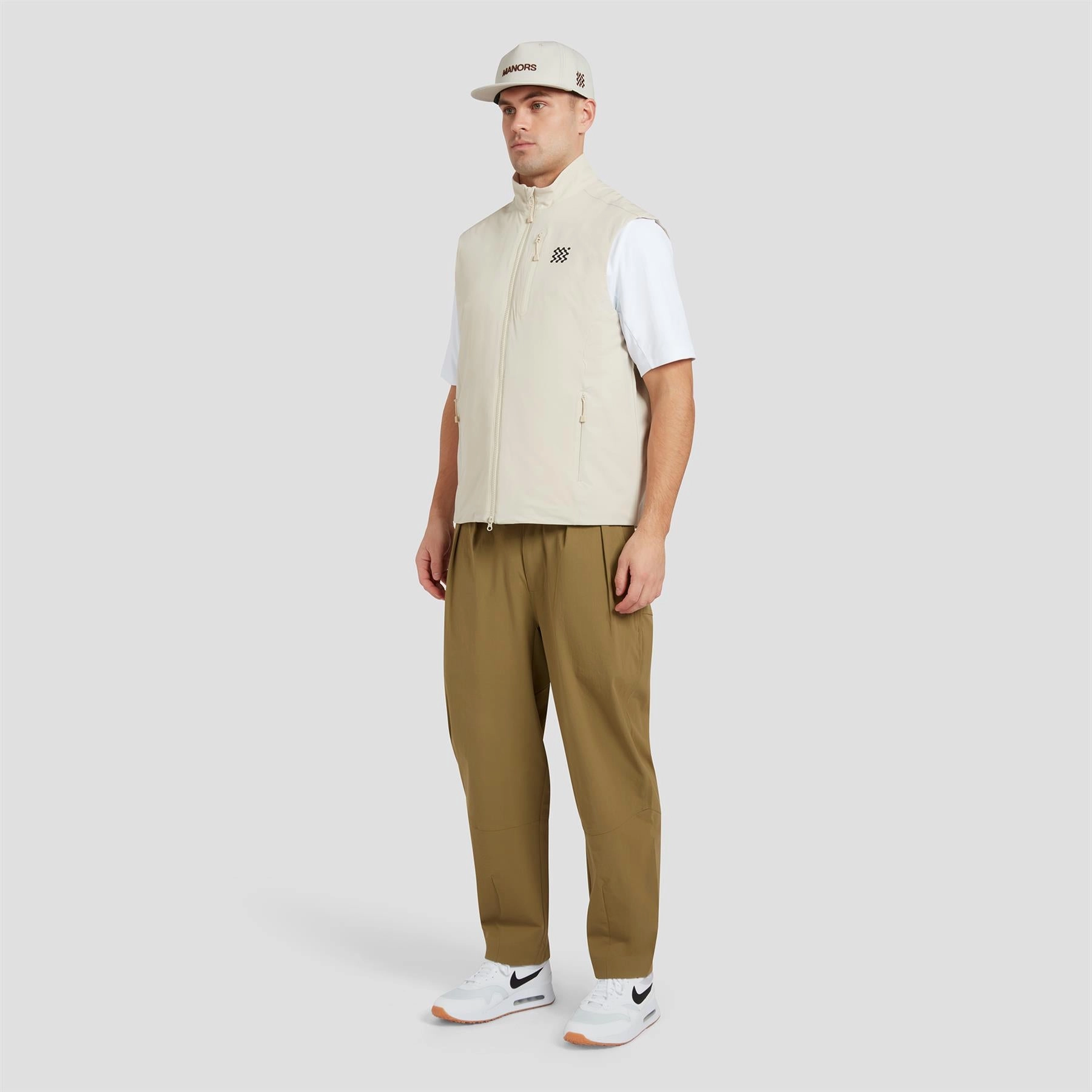 Insulated Course Gilet Ivory Manors Men's Classic Apparel