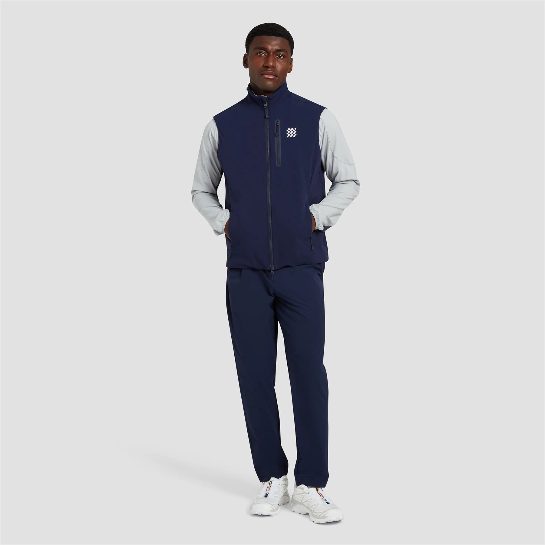 Insulated Course Gilet Navy Manors Men's Classic Apparel