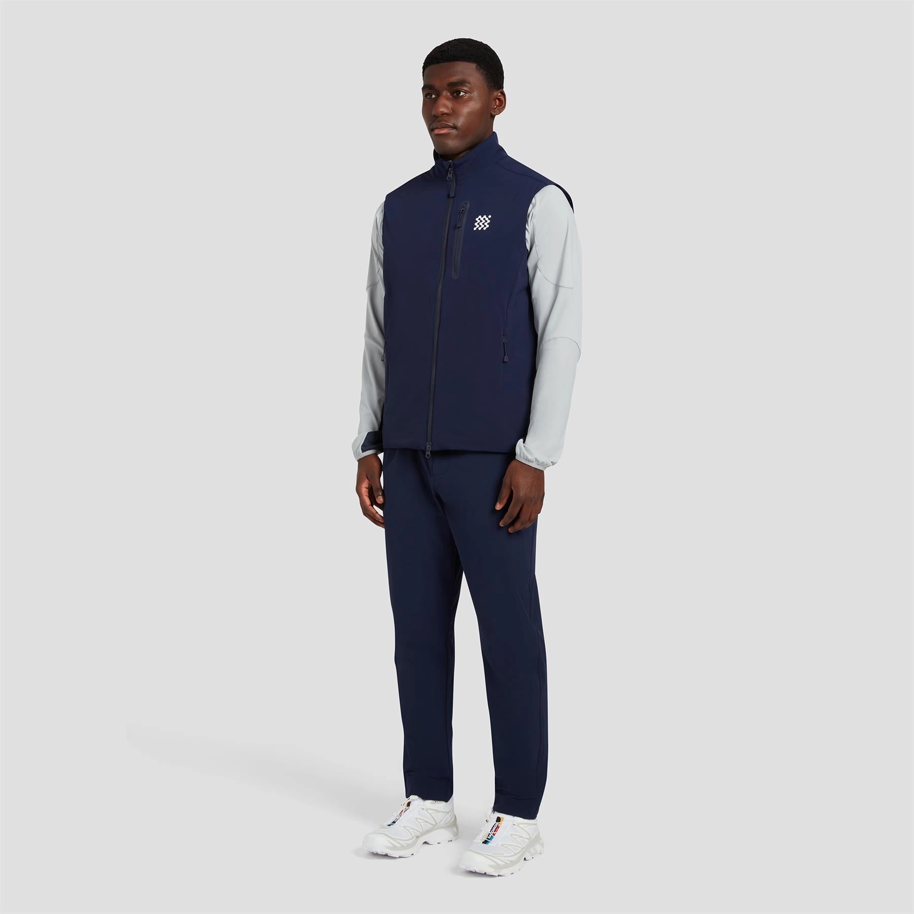 Insulated Course Gilet Navy Manors Men's Classic Apparel