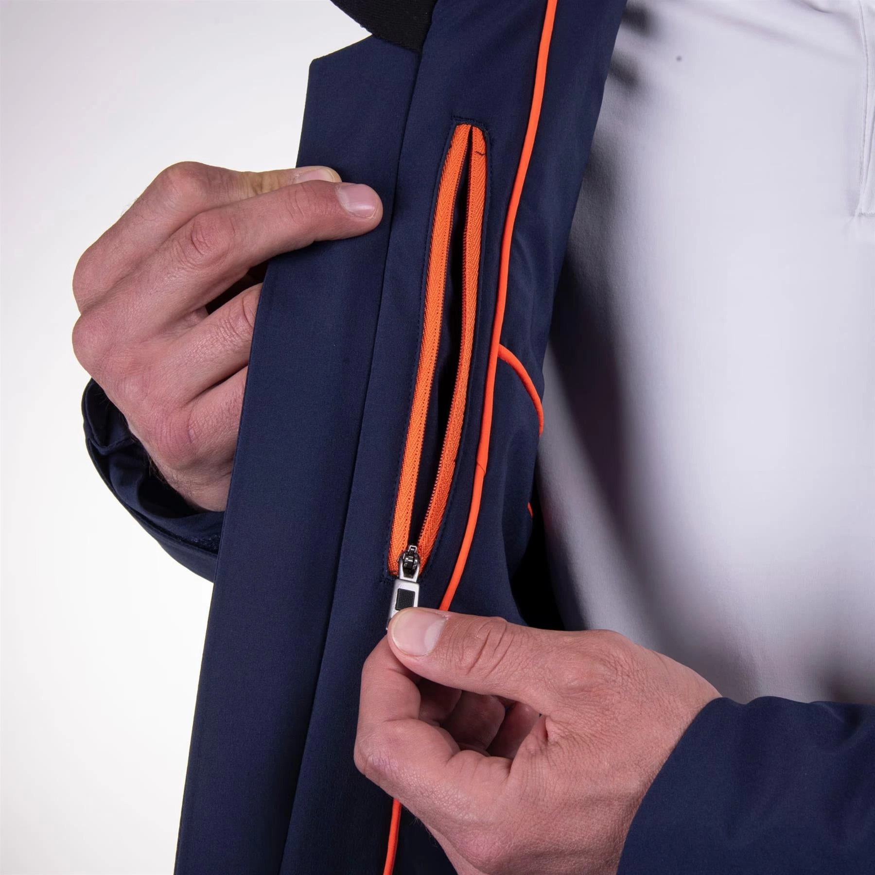 Insulated Regular Fit Storm Jacket Atlanta Blue KJUS Men's Performance Clothing