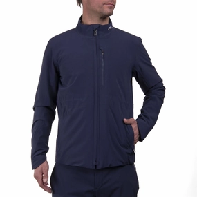 Insulated Regular Fit Storm Jacket Atlanta Blue Kjus men's performance outerwear