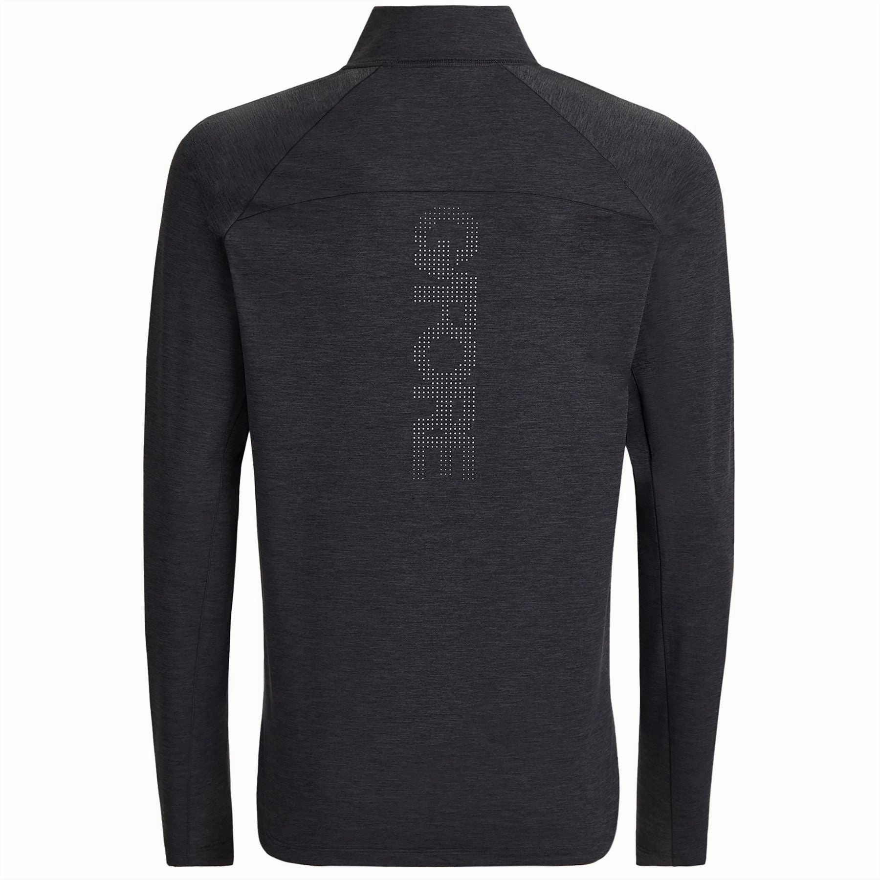 Italian Tech Melange Quarter Zip Mid Layer Dark Charcoal G/Fore Men's Fashion