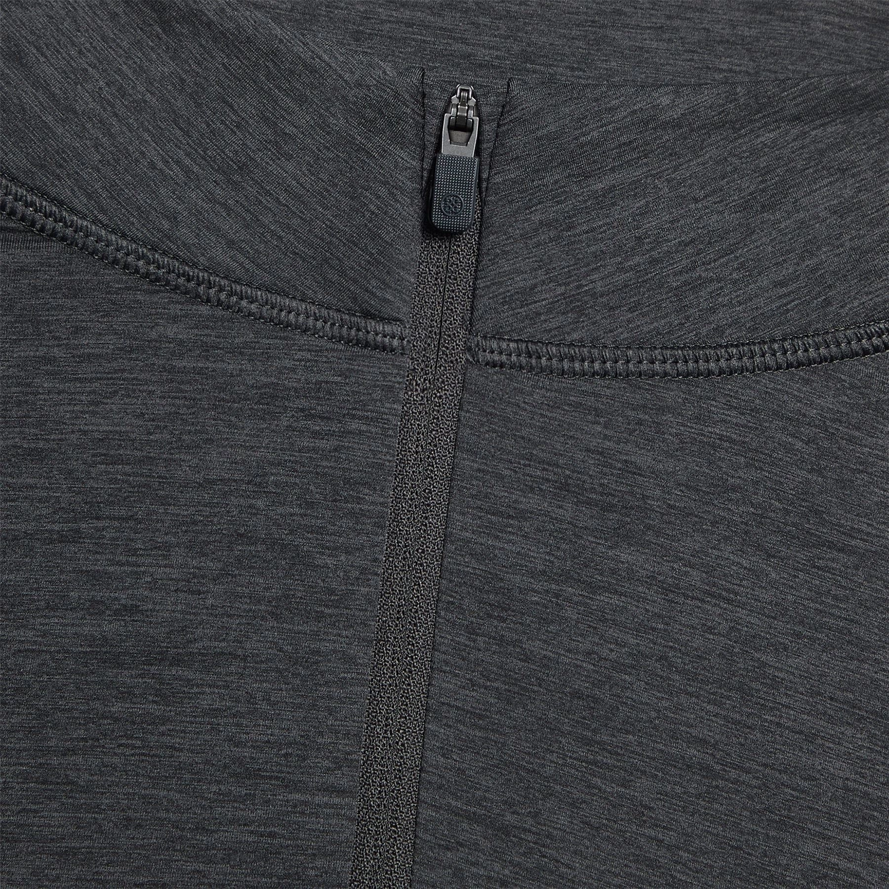 Italian Tech Melange Quarter Zip Mid Layer Dark Charcoal G/Fore Men's Fashion