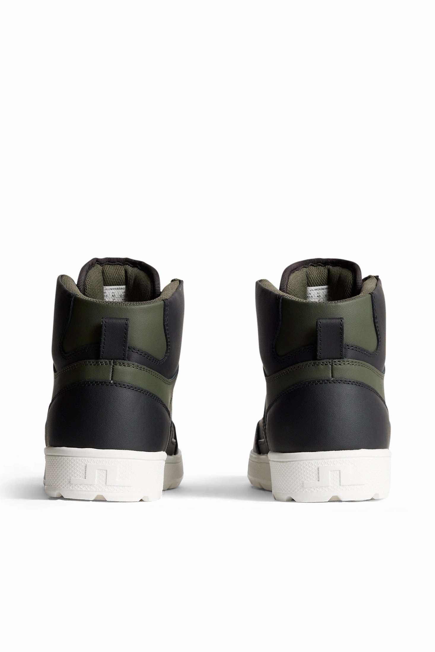 J.Lindeberg Golf Men's Ace Hi-Top Golf Sneaker - FOREST GREEN Men's Durable Golf Shoes