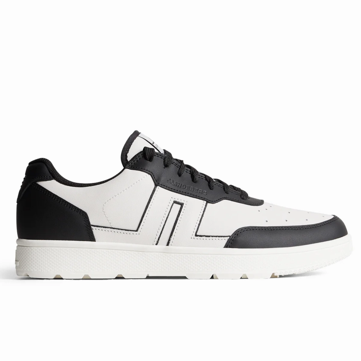 J.Lindeberg Golf Men's Ace Low-Top Golf Sneaker - BLACK J.Lindeberg men's stylish golf shoes