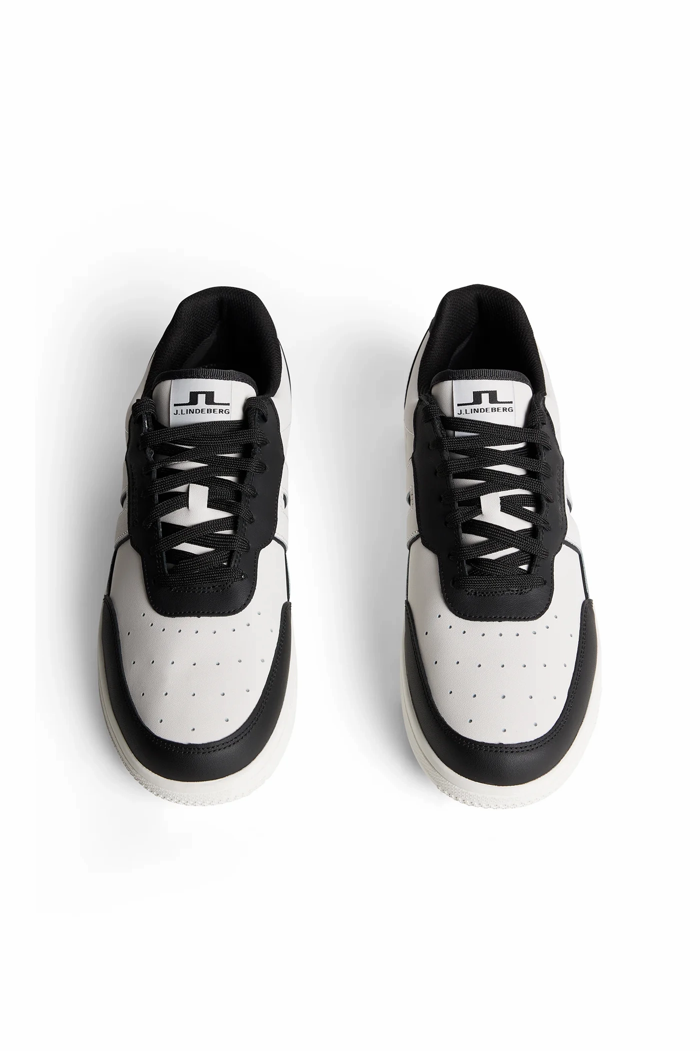 J.Lindeberg Golf Men's Ace Low-Top Golf Sneaker - BLACK J.Lindeberg Men's Golf Shoes