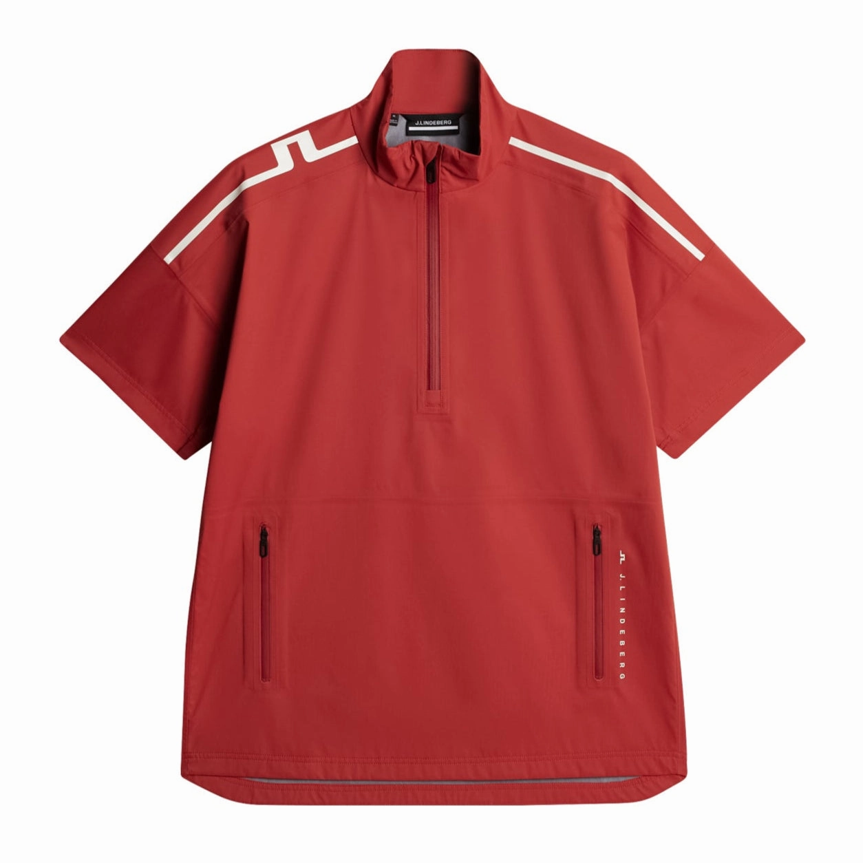 J.Lindeberg Men's Arvid Rain Half Sleeve Shirt - BOSSA NOVA J.Lindeberg men's golf clothing