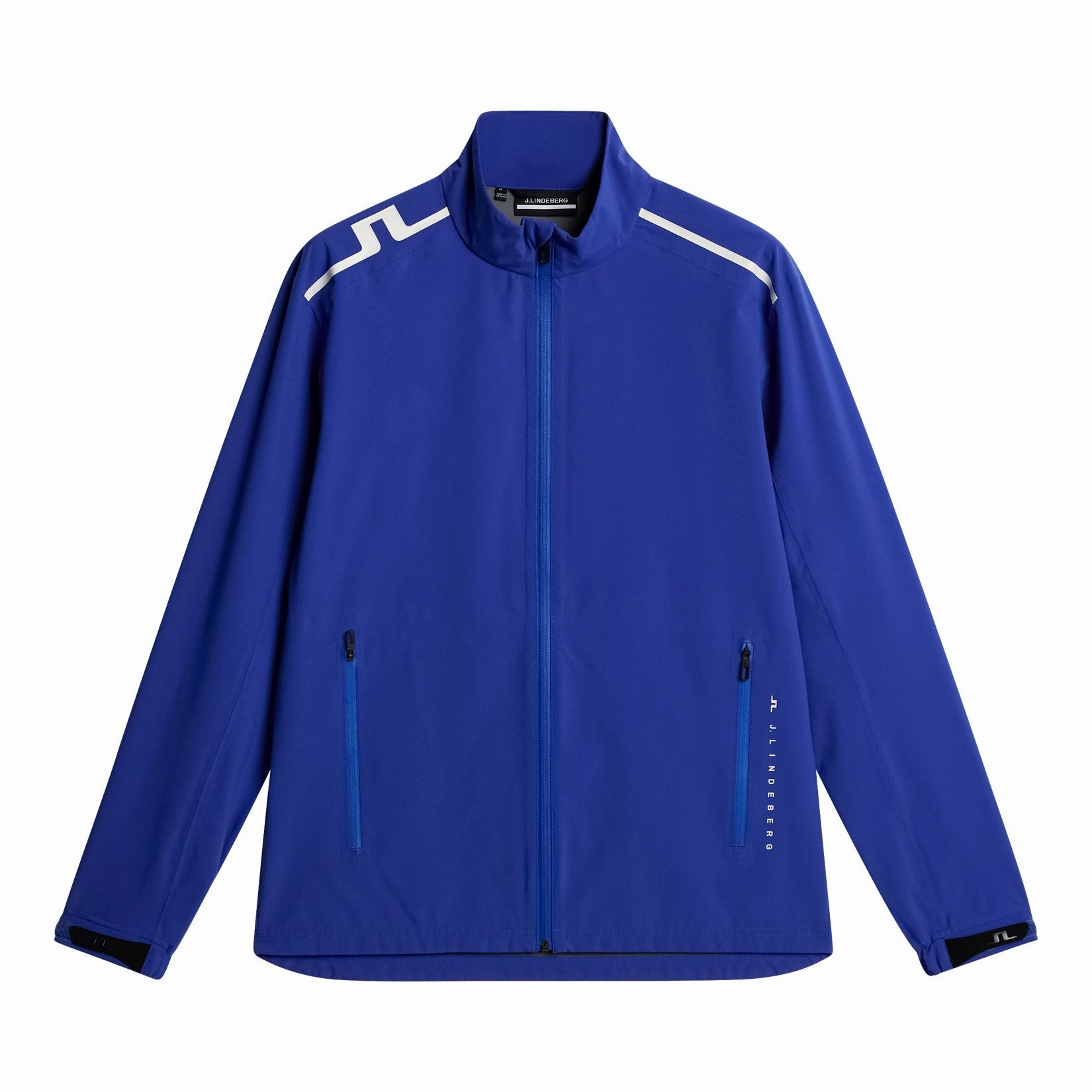 J.Lindeberg Men's Arvid Rain Jacket - CLEMATIS BLUE J.Lindeberg men's golf clothing
