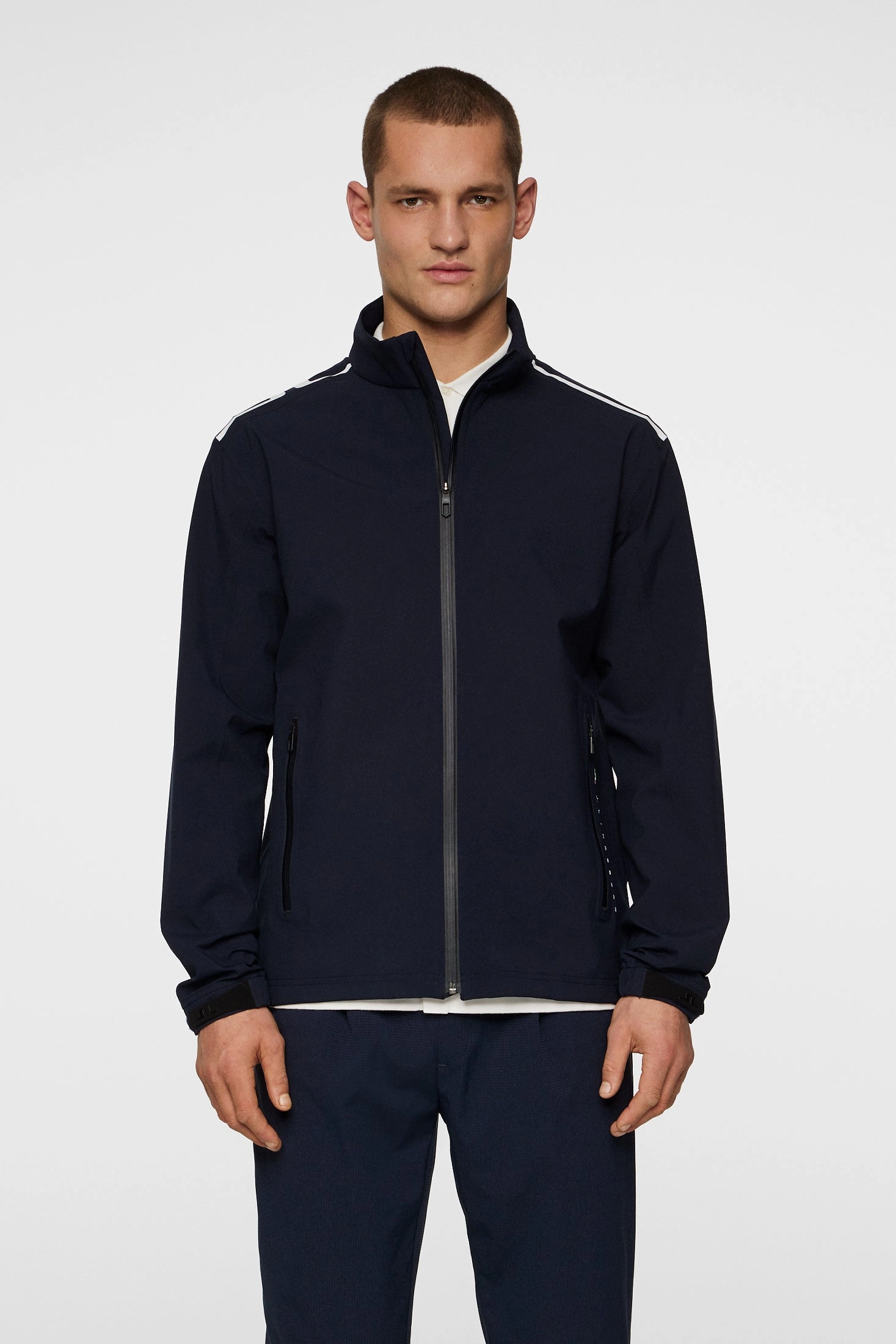 J.Lindeberg Men's Arvid Rain Jacket - JL NAVY J.Lindeberg Men's Apparel