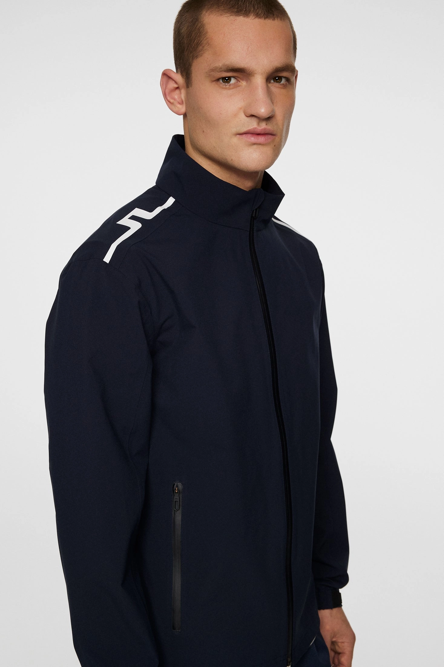 J.Lindeberg Men's Arvid Rain Jacket - JL NAVY J.Lindeberg Men's Apparel