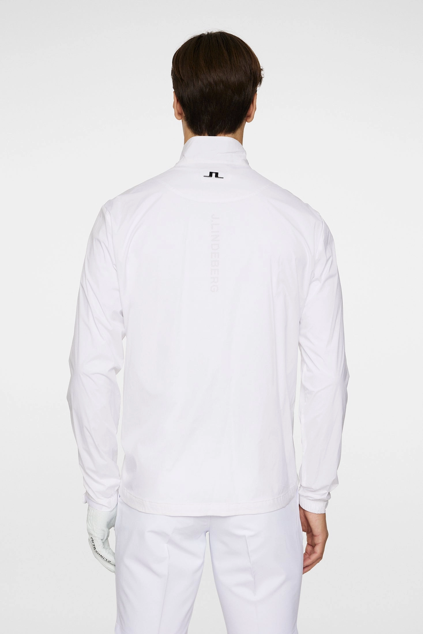 J.Lindeberg Men's Ash Light Packable Jacket- WHITE J.Lindeberg Men's Apparel