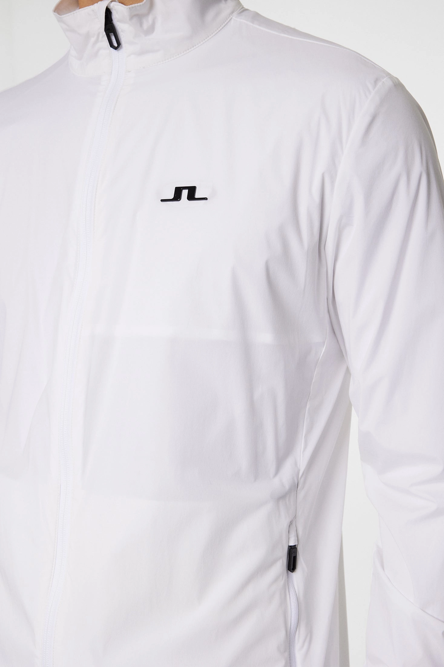 J.Lindeberg Men's Ash Light Packable Jacket- WHITE J.Lindeberg Men's Apparel
