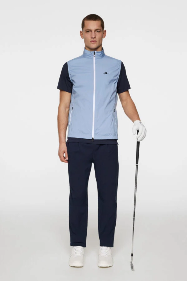 J.Lindeberg Men's Ash Light Packable Vest- RAIN WASHED J.Lindeberg Men's Apparel