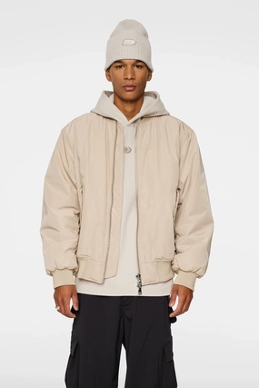 J.Lindeberg Men's Bradley Bomber Jacket - MOONBEAM J.Lindeberg men's golf clothing