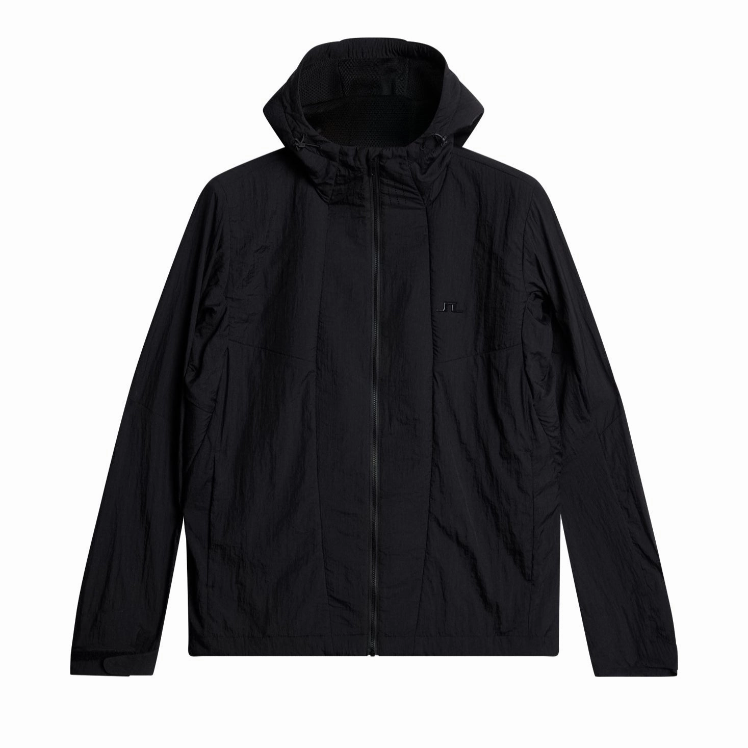 J.Lindeberg Men's DESMOND HOODED Jacket - BLACK J.Lindeberg men's golf clothing