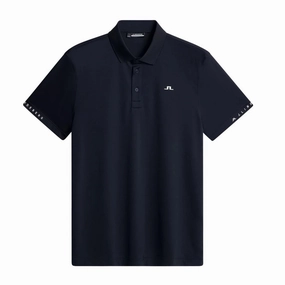 J.Lindeberg Men's Guy Polo - Navy J.Lindeberg men's golf clothing